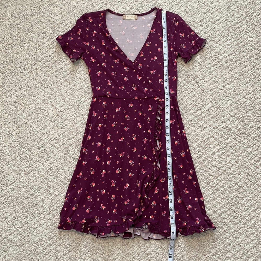 Altar’d State floral wrap dress - Picture 3 of 14